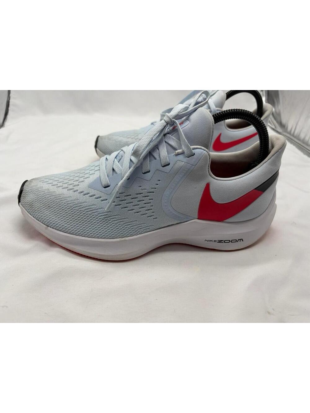 NIKE Air Zoom Winflo 6 Womens Size US 8 Running Shoes "Half" Blue Red Swoosh